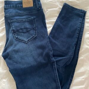 Dark blue skinny jeans, size 4R, W27/L29